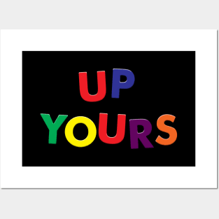 Magnetic Letters - "Up Yours" Posters and Art